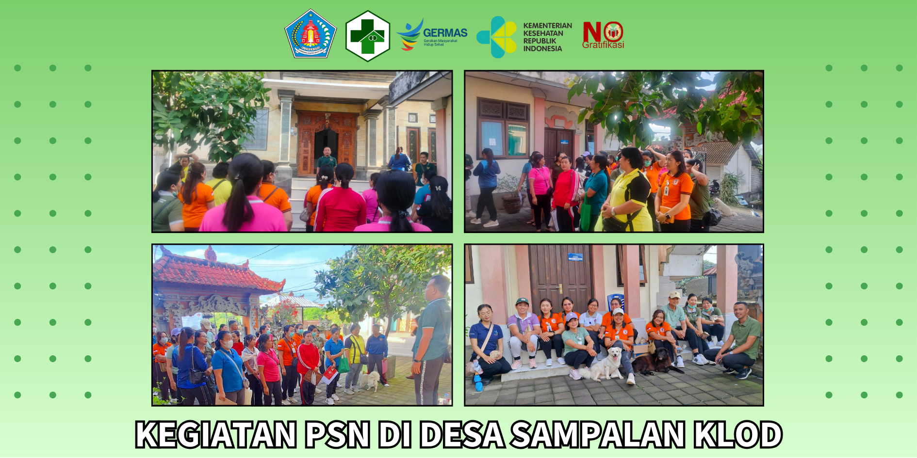 Kegiatan PSN di Desa Sampalan Klod