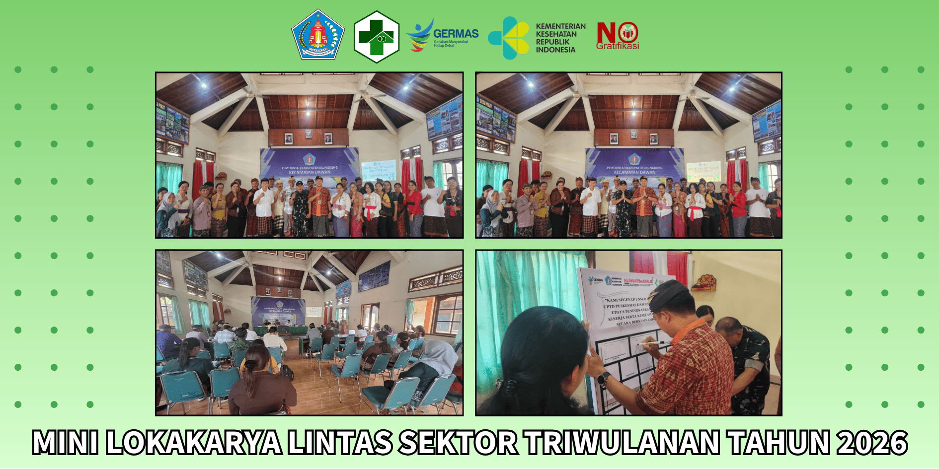 Pelaksanaan Mini Lokakarya Lintas Sektor Triwulanan Di Wilayah Kecamatan Dawan