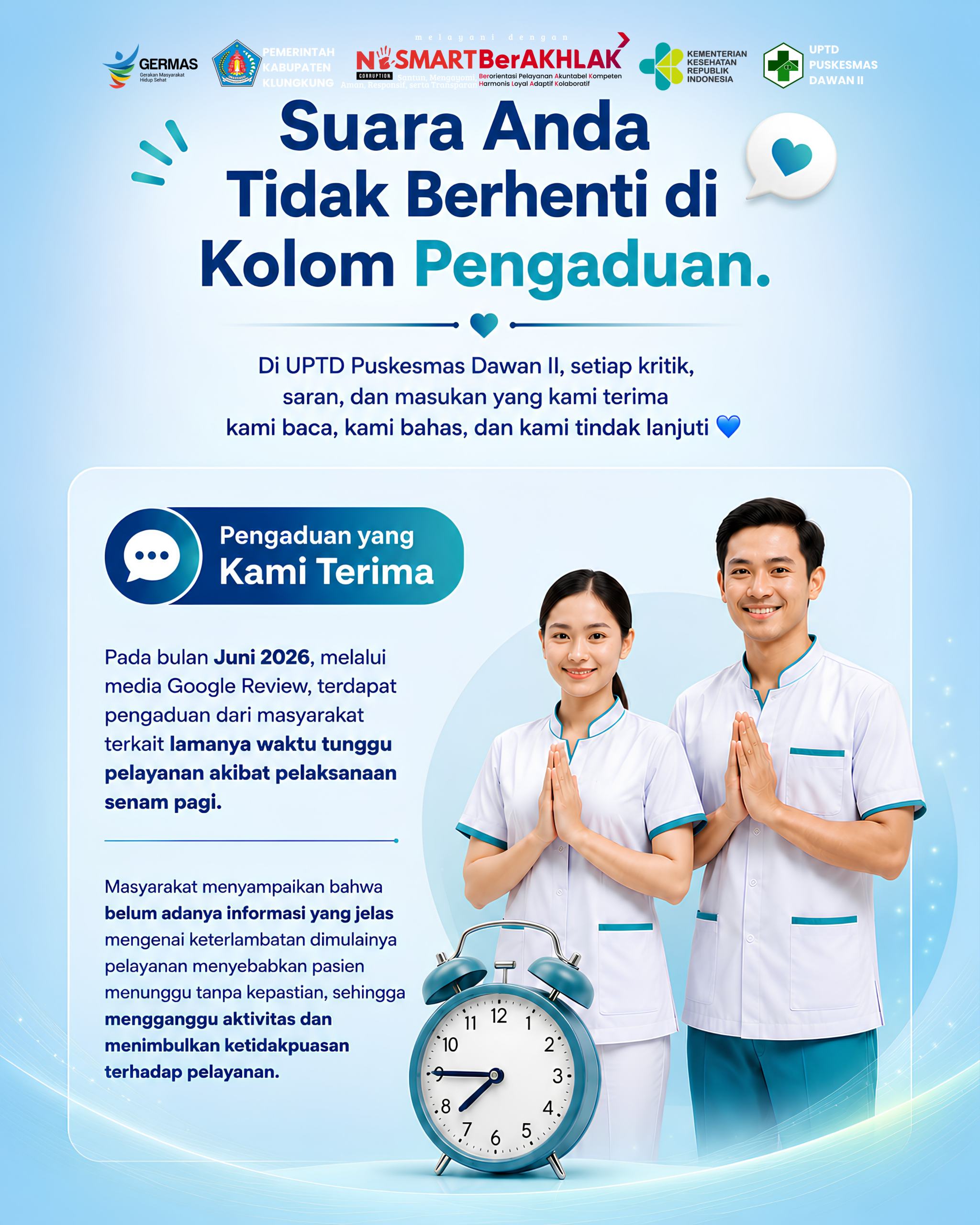 Suara Anda Tidak Berhenti Di Kolom Pengaduan