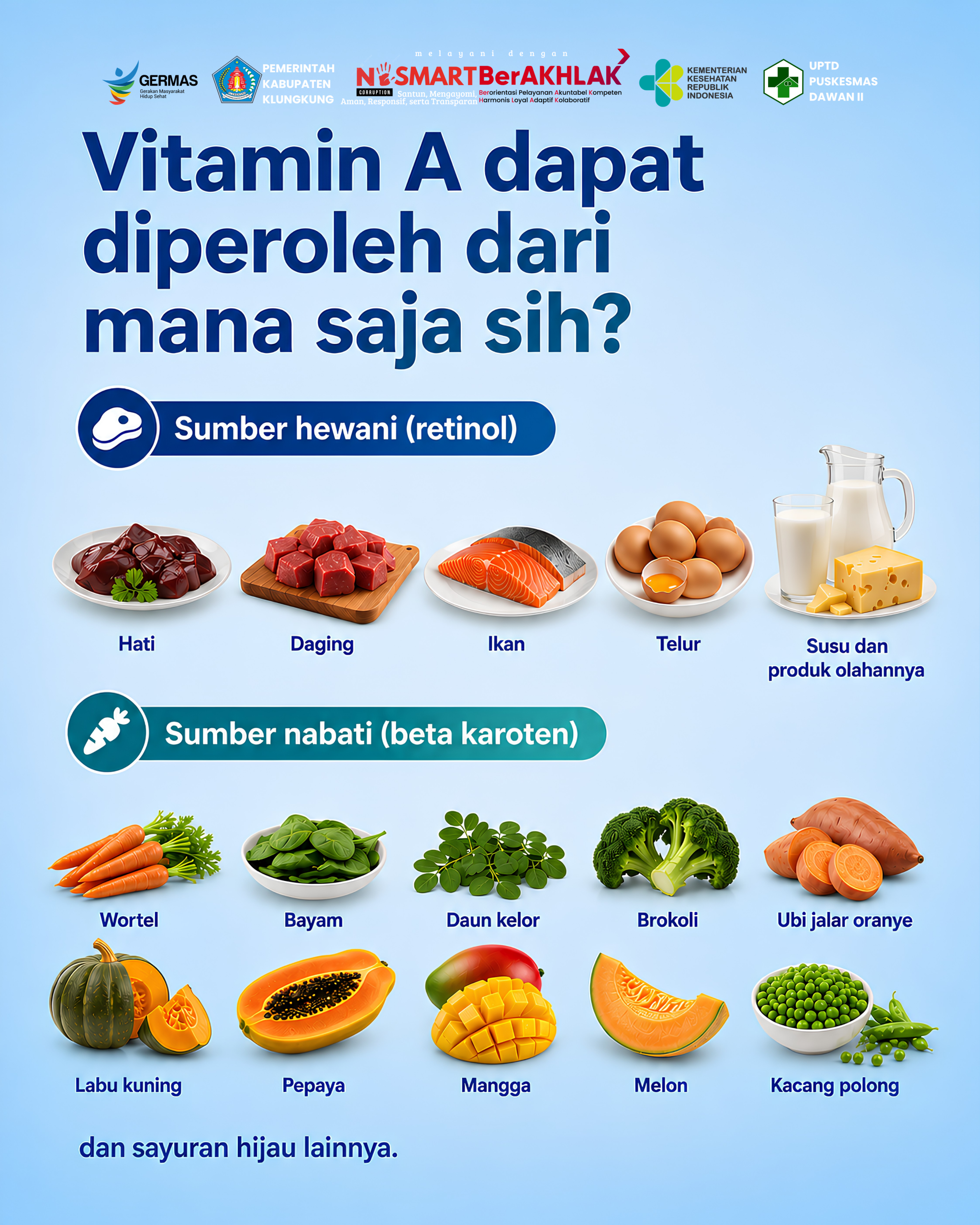 Apa Saja Sumber Vitamin A?