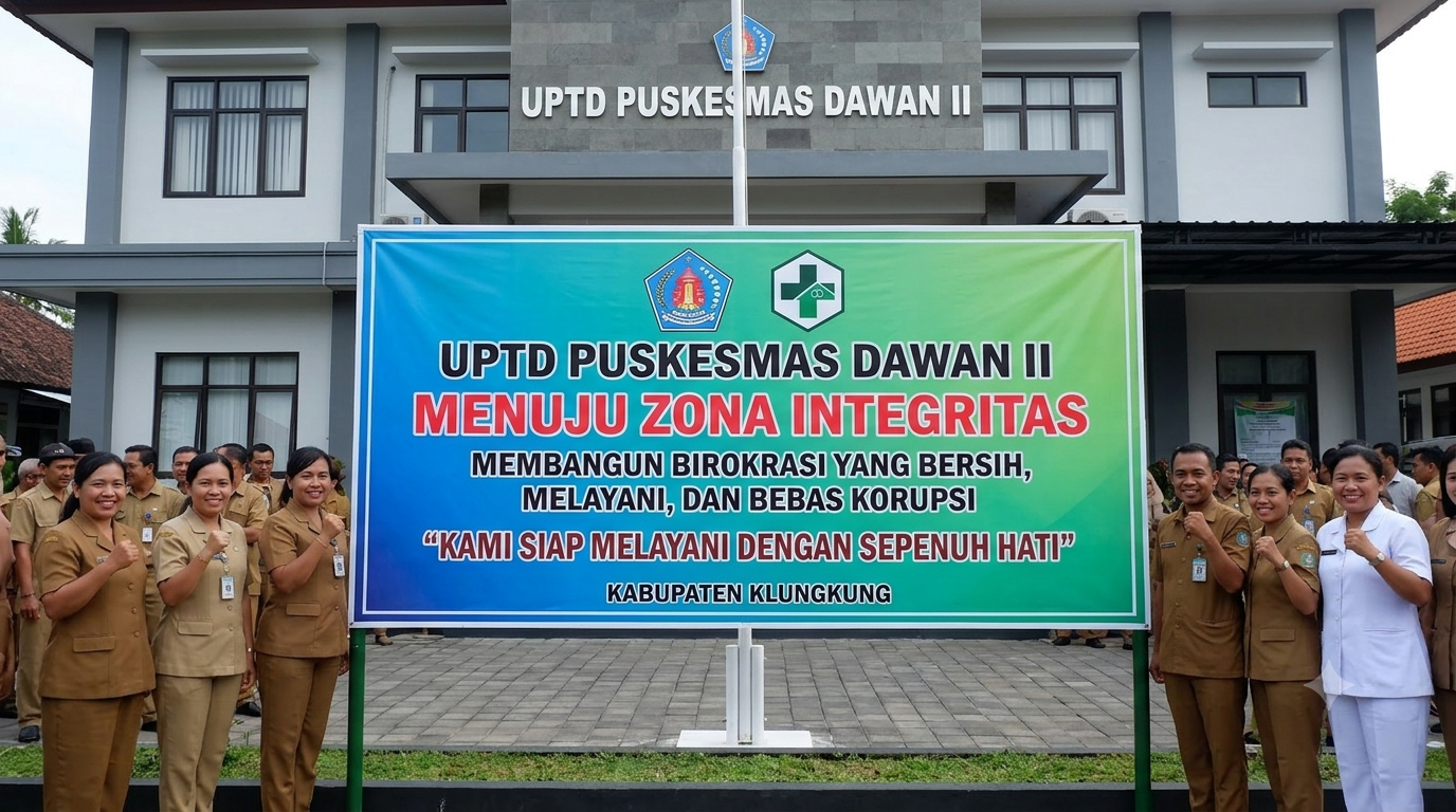Pembangunan Zona Integritas UPTD. Puskesmas Dawan II